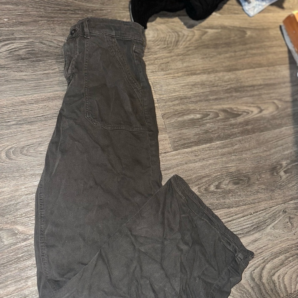 Dark Gray Casual Pants